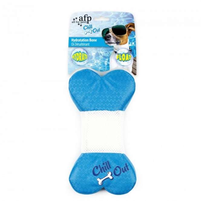 All for Paws Chill Out Hydration Bone - Large-Aqua-Spielzeug-Fresspack.de