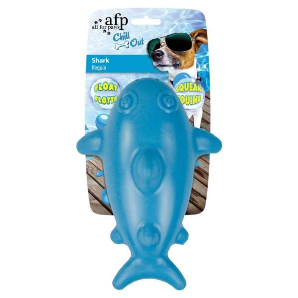 All for Paws Chill Out TRP-Spielzeug Haifisch-Squeeker-Fresspack.de