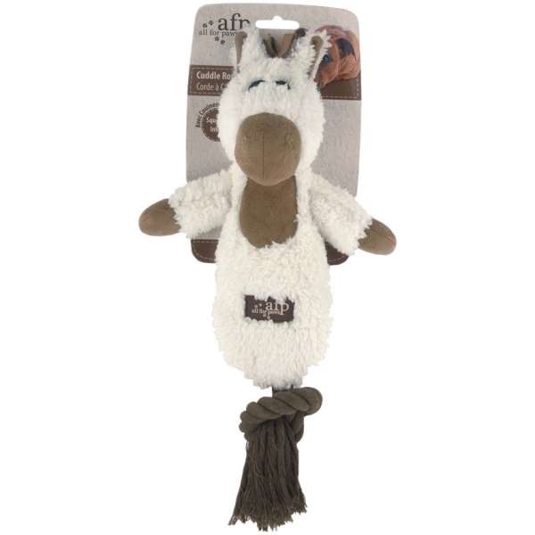 All for Paws Cuddle Rope mit Lammfell-Baumwoll-Spielzeug-Fresspack.de