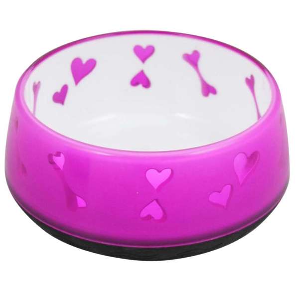 All for Paws Hundenapf Dog Love Bowl - Pink - 900 ml-Futter- & Wassernäpfe-Fresspack.de