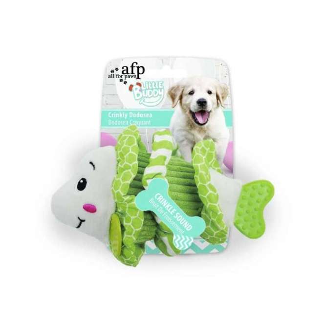 All for Paws Little Buddy - Crinkly Dodosea-Puppy-Spielzeug-Fresspack.de