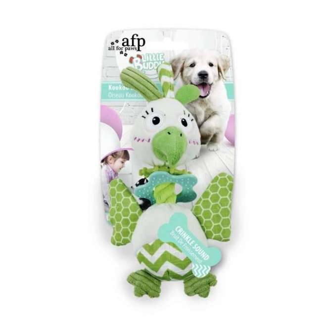 All for Paws Little Buddy - Kookoo Bird-Puppy-Spielzeug-Fresspack.de