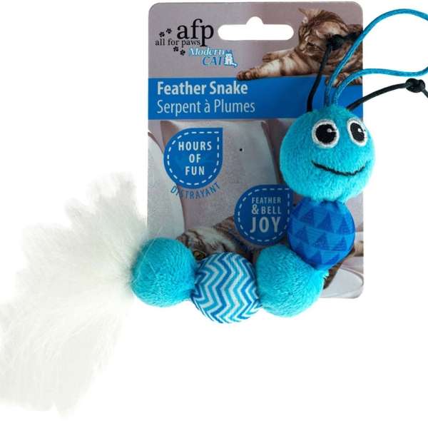 All for Paws Modern Cat "Feather Snake"-Weitere Spielzeuge-Fresspack.de
