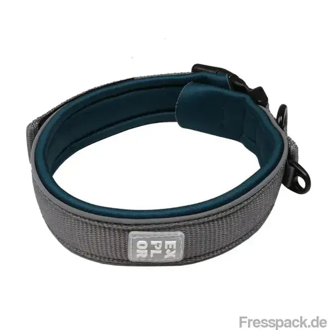 Duvoplus EXPLOR Ultimate Fit Comfy Halsband Classic - petrol blue - XS - 30-33cm-Nylonhalsbänder-Fresspack.de