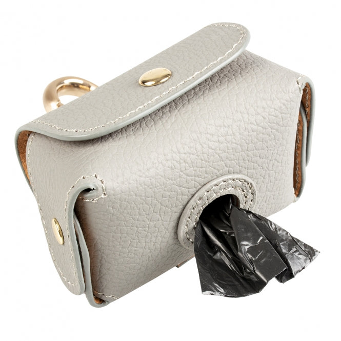 Duvoplus Hundekotbeutelspender Kunstleder - grau-Hundekotbeutel & Zubehör-Fresspack.de