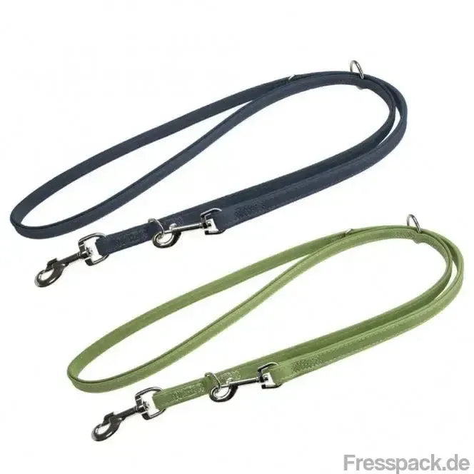 Karlie Buffalo Führleine - Hellgrün-Lederleinen-Fresspack.de