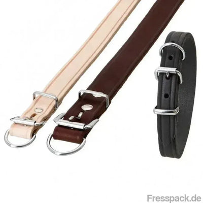 Karlie RONDO Halsband mit Zugentlastung - Schwarz, 70 cm-Lederhalsbänder-Fresspack.de