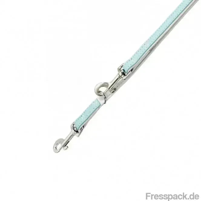 Karlie VINTAGE Führleine Hellblau - 14mm / 200cm-Lederleinen-Fresspack.de