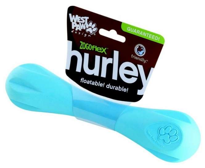 West Paw Hurley Aqua - 11 cm-Funspielzeuge-Fresspack.de