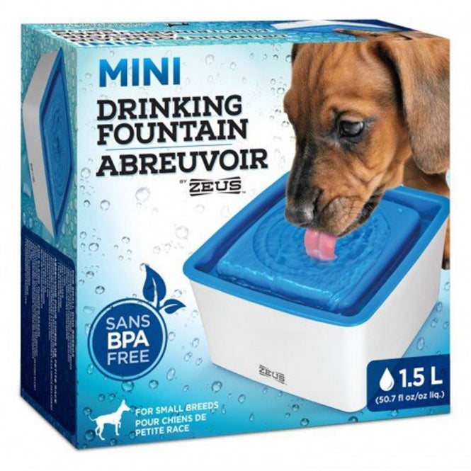 Zeus Mini-Trinkbrunnen für kleine Hunde-Katzentränken & Trinkbrunnen-Fresspack.de