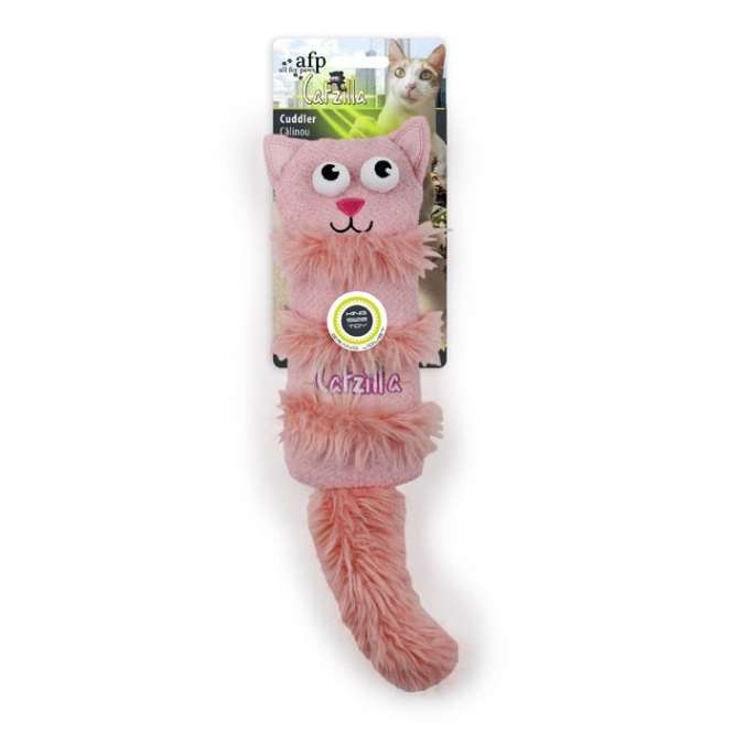 All for Paws Catzilla Cuddler extra großes Katzenspielzeug-Catnip- & Baldrian-Spielzeug-Fresspack.de