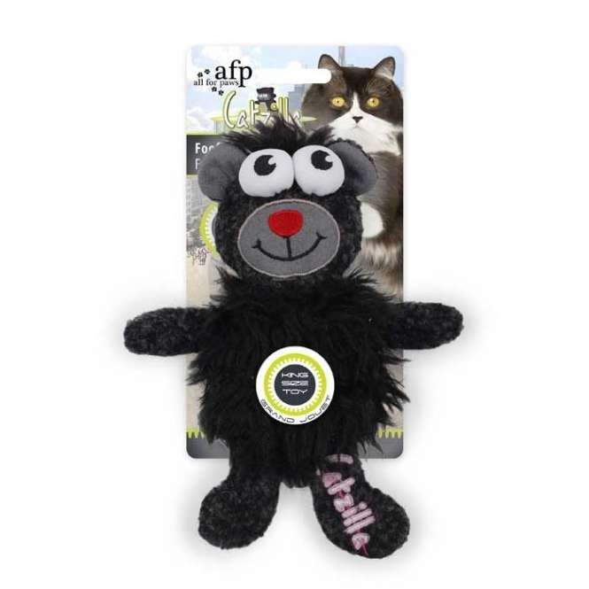 All for Paws Catzilla Foofur extra großes Katzenspielzeug-Catnip- & Baldrian-Spielzeug-Fresspack.de