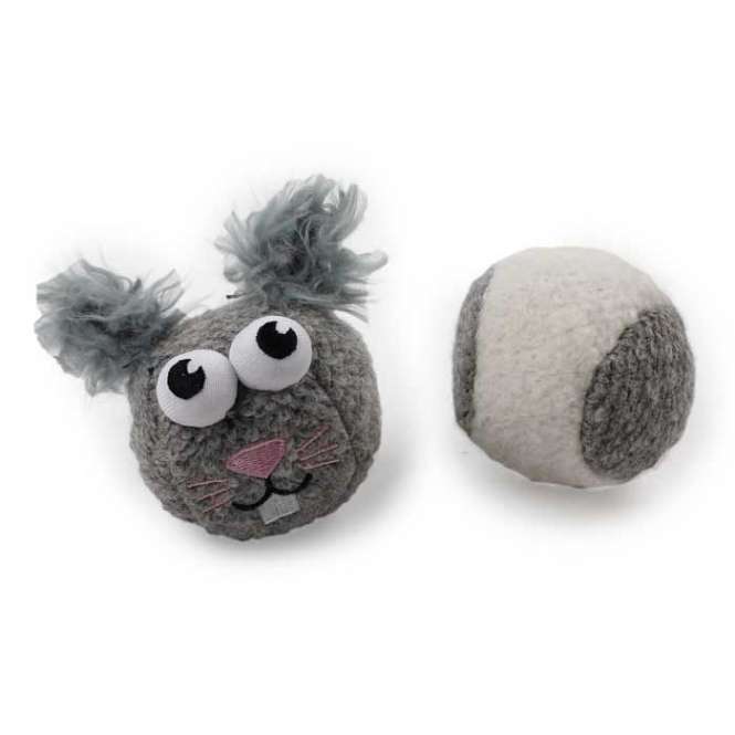 All for Paws Catzilla Mouse Ball extra großes Katzenspielzeug-Katzenbälle-Fresspack.de