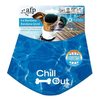 All for Paws Chill Out Ice Bandana- kühlendes Halstuch für Hunde - M-Weitere Halsbänder-Fresspack.de