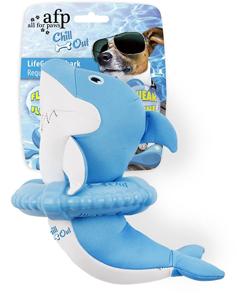 All for Paws Chill Out LifeGuard Hai Schwimmspielzeug-Squeeker-Fresspack.de