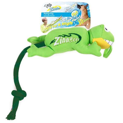 All for Paws Chill Out Zinngers Frosch mit Schleuder-Hundewurfspielzeug-Fresspack.de