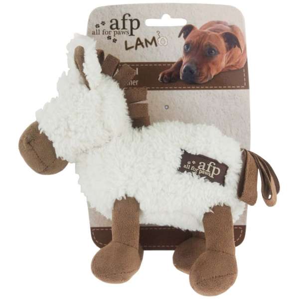 All for Paws Cuddle Animals mit Lammfell-Hundespielzeug & Sport-Fresspack.de