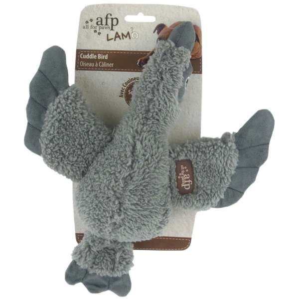 All for Paws Cuddle Bird mit Lammfell-Hundespielzeug & Sport-Fresspack.de