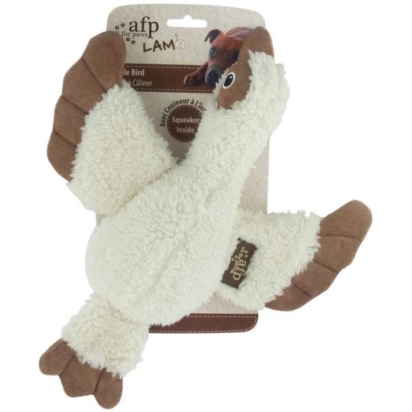 All for Paws Cuddle Bird mit Lammfell-Hundespielzeug & Sport-Fresspack.de