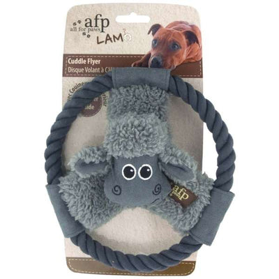 All for Paws Cuddle Flyer mit Lammfell-Plüschspielzeug-Fresspack.de