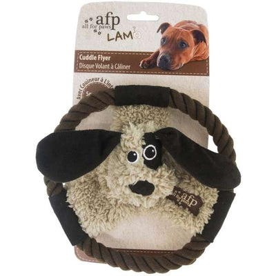 All for Paws Cuddle Flyer mit Lammfell-Plüschspielzeug-Fresspack.de