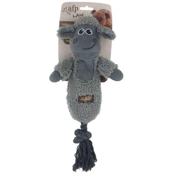 All for Paws Cuddle Rope mit Lammfell-Baumwoll-Spielzeug-Fresspack.de