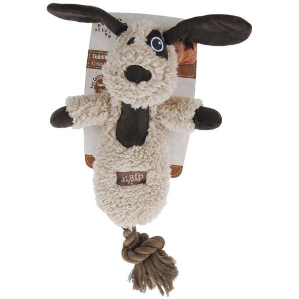 All for Paws Cuddle Rope mit Lammfell-Baumwoll-Spielzeug-Fresspack.de