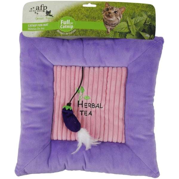 All for Paws Green Rush Catnip Fun Mat-Catnip- & Baldrian-Spielzeug-Fresspack.de