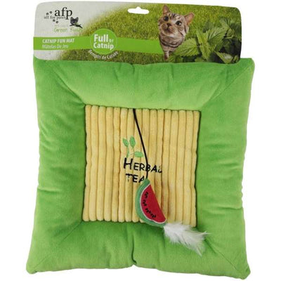 All for Paws Green Rush Catnip Fun Mat-Catnip- & Baldrian-Spielzeug-Fresspack.de