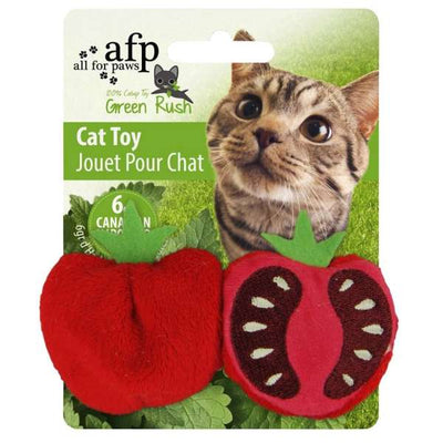 All for Paws Green Rush Fruit on the Loose-Catnip- & Baldrian-Spielzeug-Fresspack.de