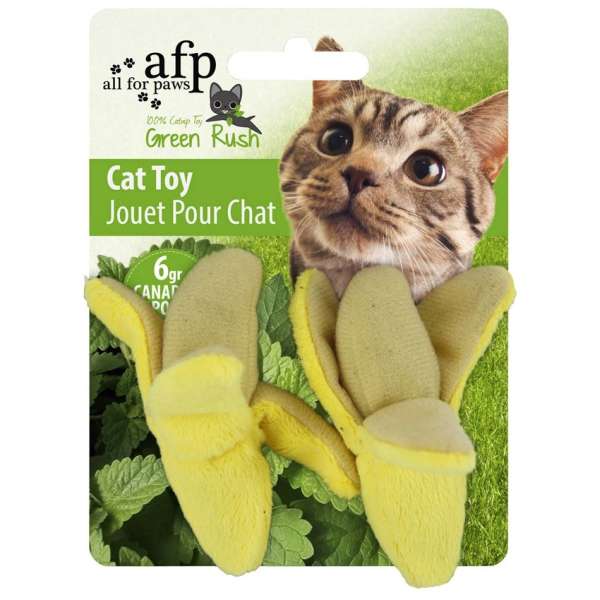 All for Paws Green Rush Fruit on the Loose-Catnip- & Baldrian-Spielzeug-Fresspack.de