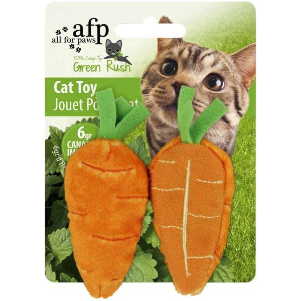 All for Paws Green Rush Gemüse-Catnip- & Baldrian-Spielzeug-Fresspack.de