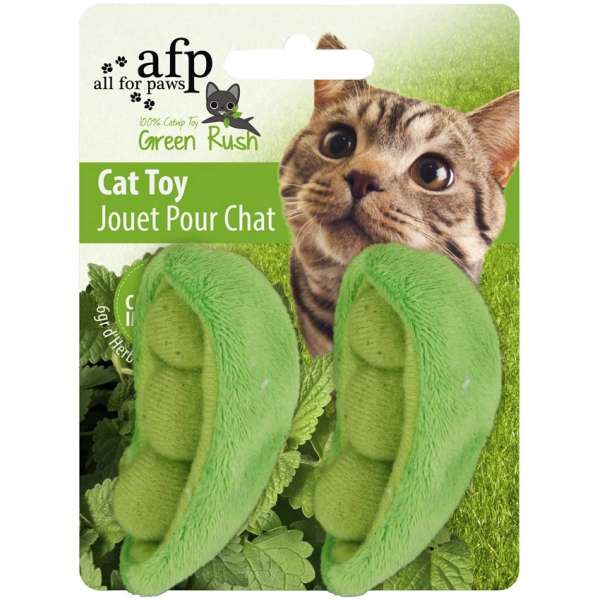 All for Paws Green Rush Gemüse-Catnip- & Baldrian-Spielzeug-Fresspack.de