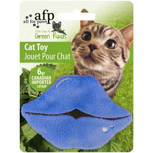 All for Paws Green Rush "Hot Lips"-Catnip- & Baldrian-Spielzeug-Fresspack.de