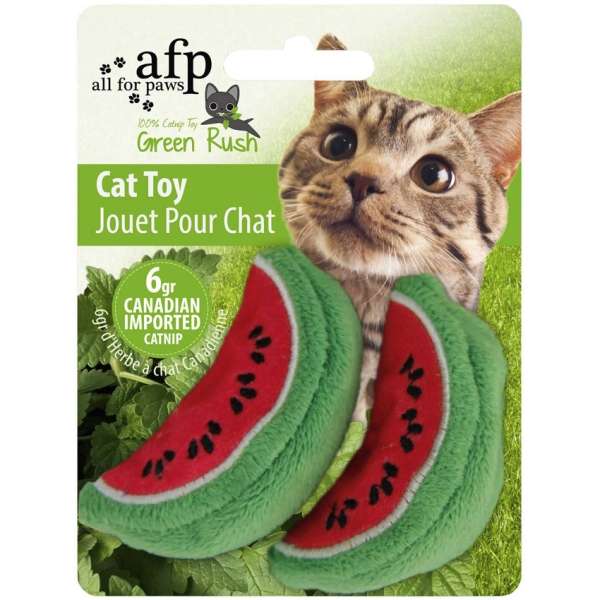 All for Paws Green Rush Obst-Catnip- & Baldrian-Spielzeug-Fresspack.de