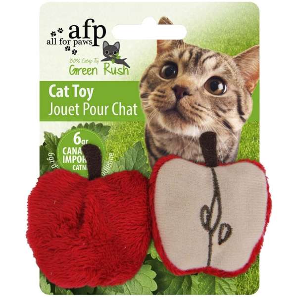 All for Paws Green Rush Obst-Catnip- & Baldrian-Spielzeug-Fresspack.de