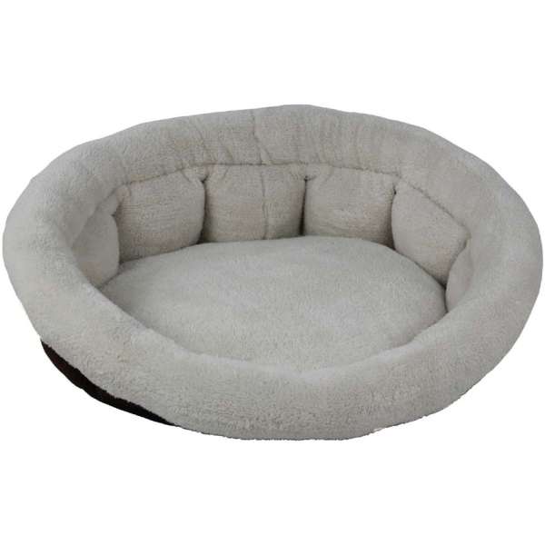 All for Paws Hunde- & Katzenbett mit Fischgrätenmuster - Small 38 x 38 x 18 cm-Hundebetten & Hundekissen-Fresspack.de