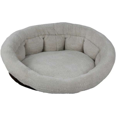 All for Paws Hunde- & Katzenbett mit Fischgrätenmuster - Small 38 x 38 x 18 cm-Hundebetten & Hundekissen-Fresspack.de