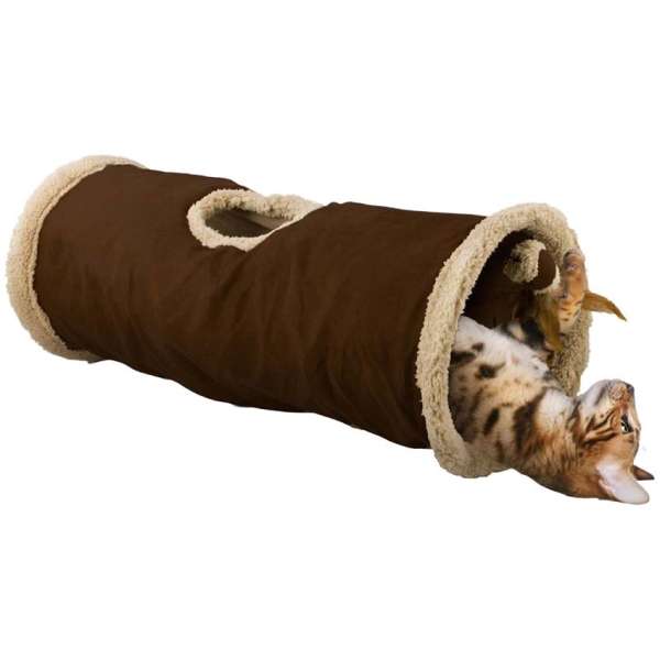 All for Paws Katzentunnel mit Lammfell-Katzentunnel & Raschelsäcke-Fresspack.de