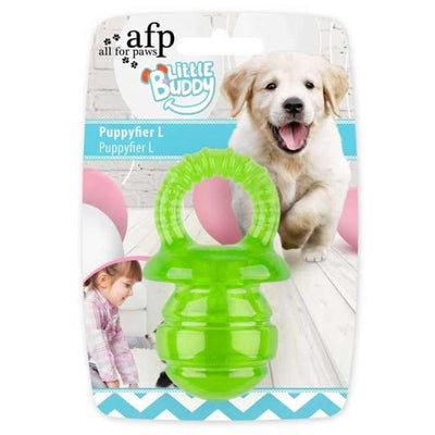 All for Paws Little Buddy - Puppyfier Grün - Large-Puppy-Spielzeug-Fresspack.de