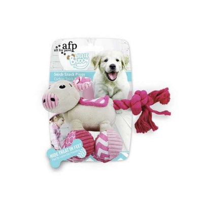 All for Paws Little Buddy - Snick-Snack Piggy-Puppy-Spielzeug-Fresspack.de