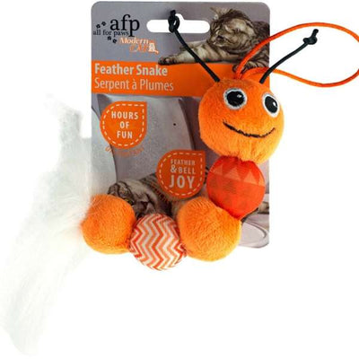 All for Paws Modern Cat "Feather Snake"-Weitere Spielzeuge-Fresspack.de
