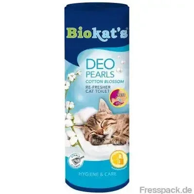 Biokats Deo Pearls Cotton Blossom 700g-Katzenstreu-Fresspack.de