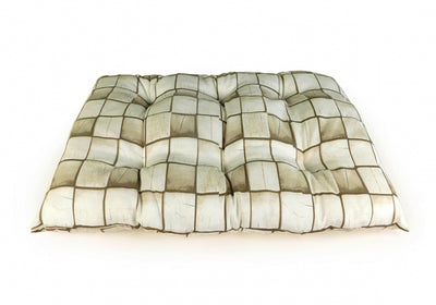 CARBONE Hundekissen Bomba, 60 x 100 cm - Karo-beige-Hundebetten & Hundekissen-Fresspack.de