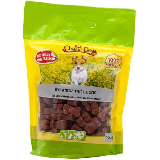 Classic Dog Snack meateez mit Lachs 150g-Hunde Snacks-Fresspack.de