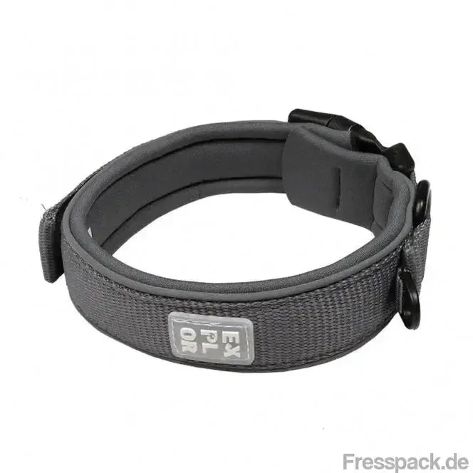 Duvoplus EXPLOR Ultimate Fit Comfy Halsband Safety - Silver Reflective - M - 39-44cm-Nylonhalsbänder-Fresspack.de