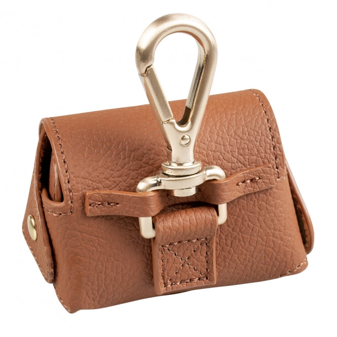 Duvoplus Hundekotbeutelspender Kunstleder - braun-Hundekotbeutel & Zubehör-Fresspack.de