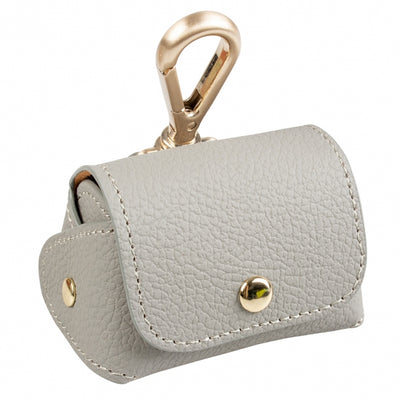 Duvoplus Hundekotbeutelspender Kunstleder - grau-Hundekotbeutel & Zubehör-Fresspack.de