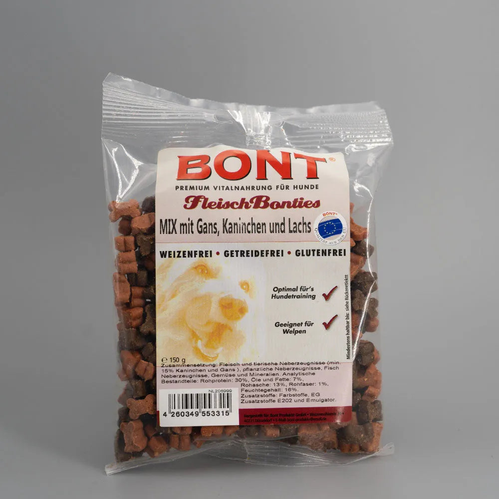 Fleisch-Bonties MIX 150g-Ergänzungsfuttermittel-Fresspack.de
