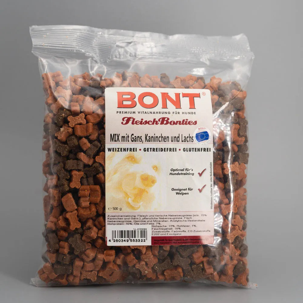 Fleisch-Bonties MIX 500g-Ergänzungsfuttermittel-Fresspack.de